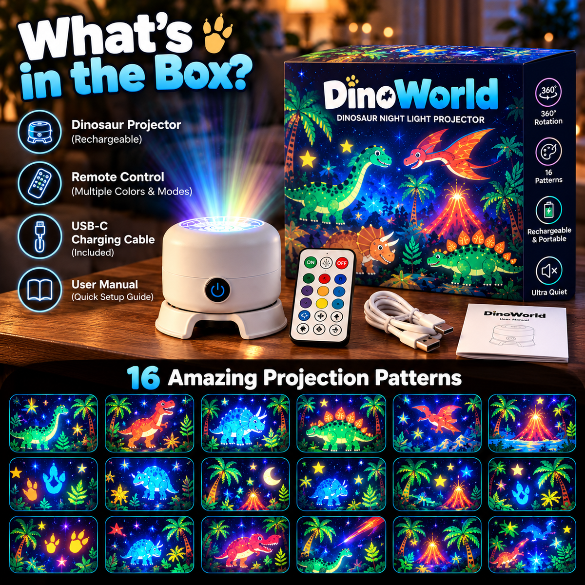DinoWorld Projector